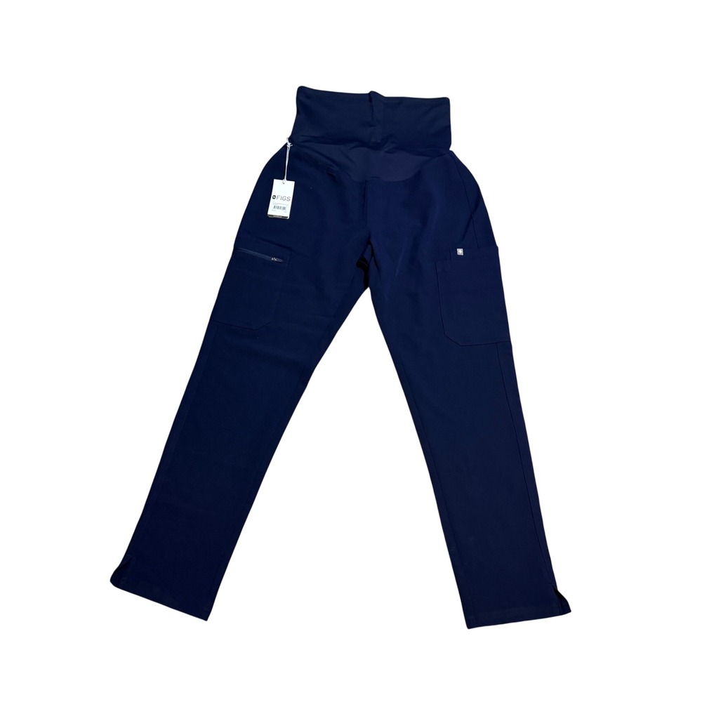 FIGS Navy Blue Yola Maternity 3.0 Cargo Scrub Pants sz Small New with tags Nurse